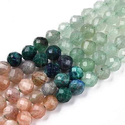 Natural Mixed Gemstone Beads Strands G-D080-A01-01-07-1
