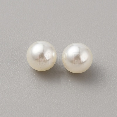 Plastic Imitation Pearl Beads KY-WH0048-27C-1