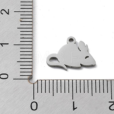 304 Stainless Steel Charms STAS-K272-01D-P-1