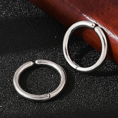 201 Stainless Steel Cuff Earring EJEW-C131-01D-P-1