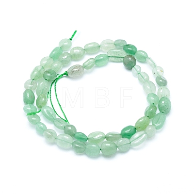 Natural Green Aventurine Beads Strands G-L550A-04-1