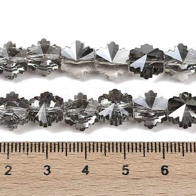 Electroplate Glass Beads Strands EGLA-B011-01A-PL02-1