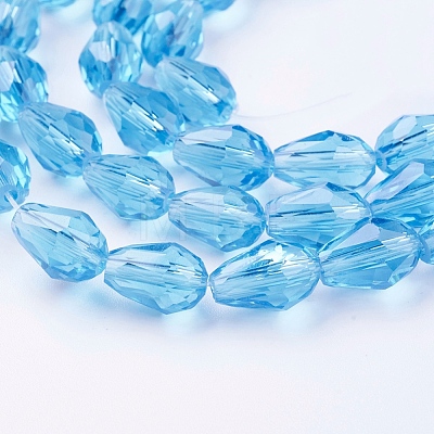 Glass Beads Strands GLAA-R024-11x8mm-7-1