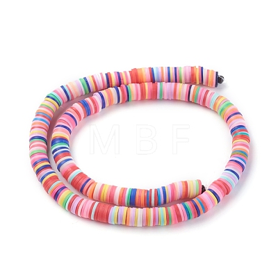 Handmade Polymer Clay Bead Spacers X-CLAY-R067-8.0mm-M1-1