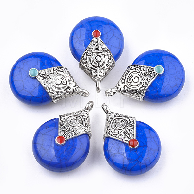 Resin Pendants RESI-T022-14-1