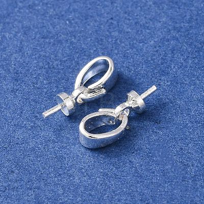 Brass Pendant Bails KK-C157-58S-1