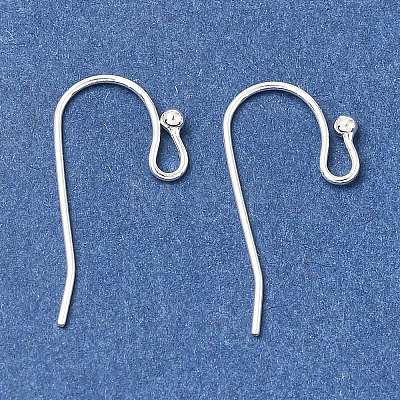Brass Earring Hooks KK-CBA1A60-02S-1