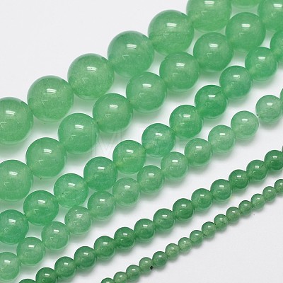 Natural & Dyed Malaysia Jade Bead Strands G-A146-4mm-A04-1