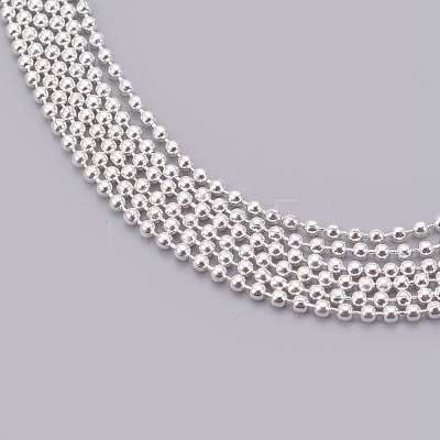 Iron Ball Bead Chains CH-C013-1.5mm-S-1