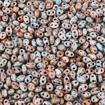 Picasso Glass Seed Beads GL-N001-02F-1
