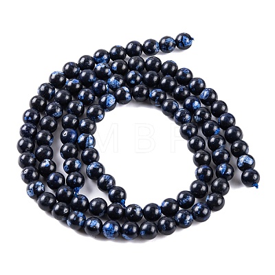 Natural Malaysia Jade Beads Strands G-A146-8mm-C09-1