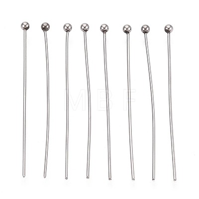 304 Stainless Steel Head Pins STAS-T065-35mm-20P-1