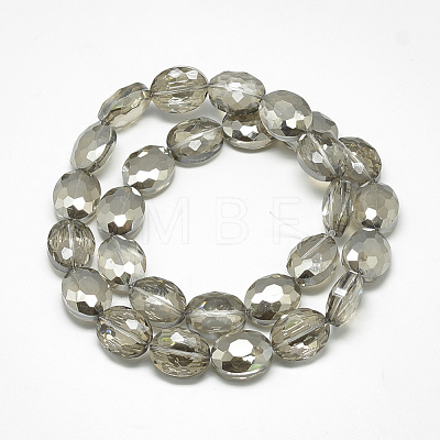 Electroplate Glass Beads Strands EGLA-S152-20x16mm-01-1