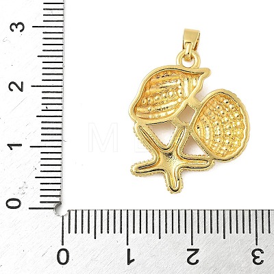 Brass Pendants KK-B139-21A-G-1