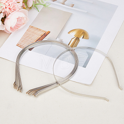 Iron Hair Band Findings OHAR-WH0011-78B-1