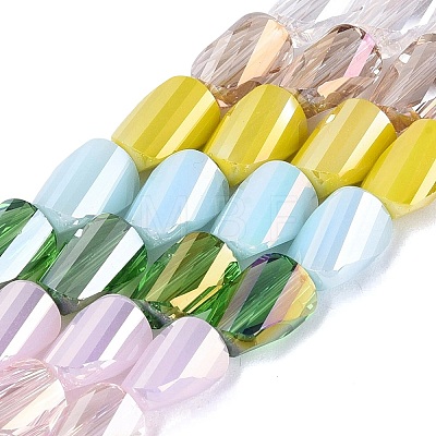 Electroplate Mixed Styles Glass Beads Strands EGLA-N022-10A-A03-1