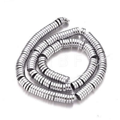 Electroplate Non-magnetic Synthetic Hematite Beads Strands X-G-F300-17C-01-1