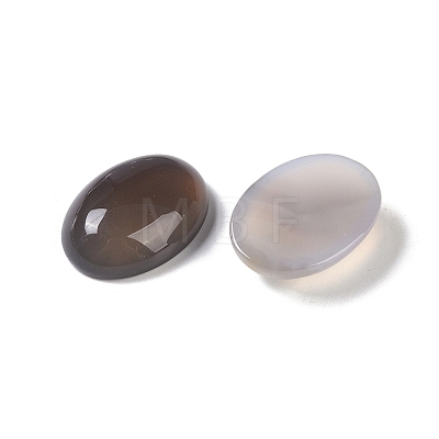 Natural Grey Agate Cabochons G-B080-01A-26-1