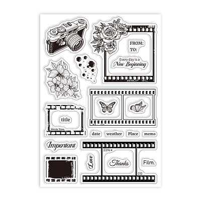 Custom PVC Plastic Clear Stamps DIY-WH0448-0681-1