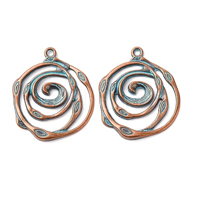 Tibetan Style Alloy Pendants FIND-B055-02M-1