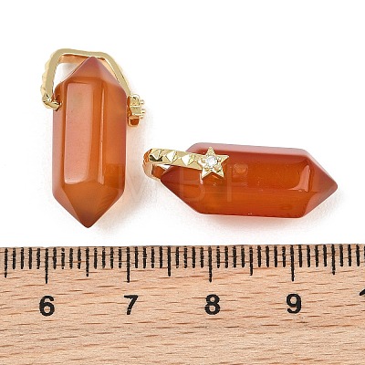 Natural Mixed Stone Double Terminal Pendants GG-CBA4154-07G-1