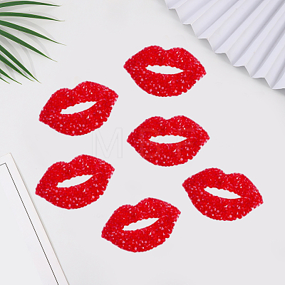 10Pcs Resin Hotfix Rhinestone DIY-GF0014-32-1