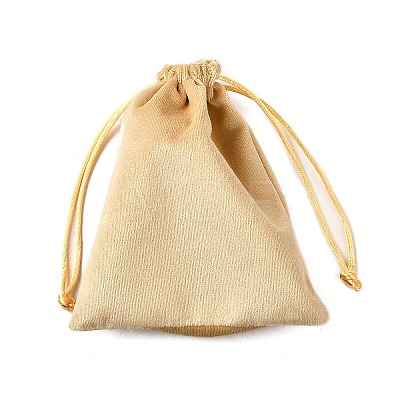 Velvet Jewelry Drawstring Storage Pouches ABAG-P013-02B-09-1