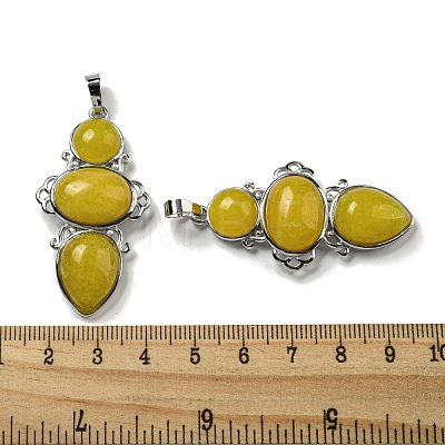 Natural Topaz Jade Pendants G-Q158-04Q-1