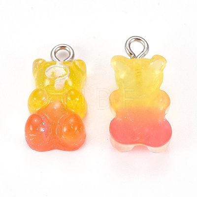 Resin Pendants RESI-TAC0002-17K-1