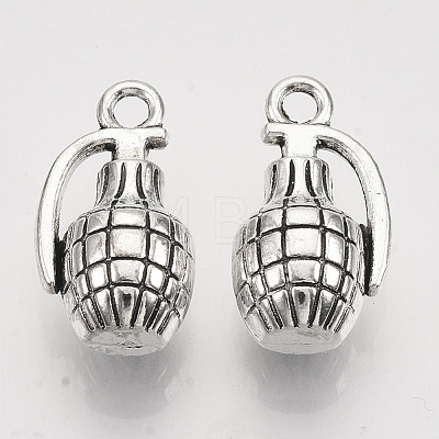 Tibetan Style Alloy Pendants X-TIBEP-T009-35AS-RS-1