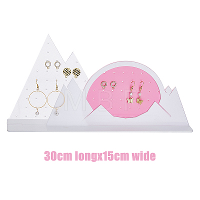 Acrylic Earring Display Stands EDIS-WH0016-016-1