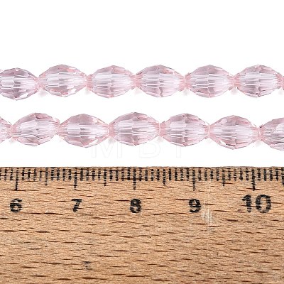 Transparent Glass Beads Strands GLAA-N071-01A-A03-1