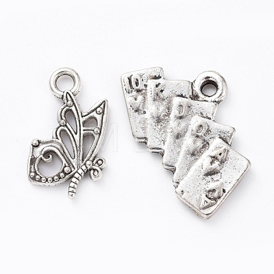 Tibetan Style Metal Charm Pendants for DIY Jewelry Making and Crafting TIBEB-R010-1