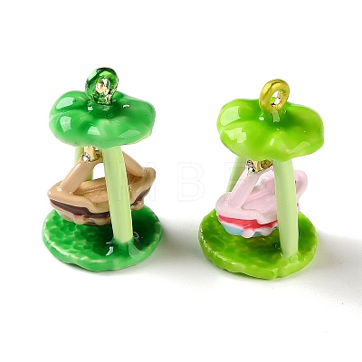 Alloy Enamel Pendants AL-CBAEAA8-02-1