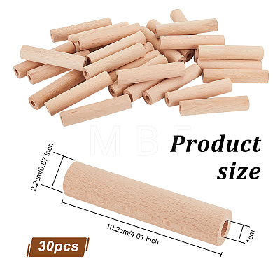 Wood Craft Sticks WOOD-WH0124-37-1