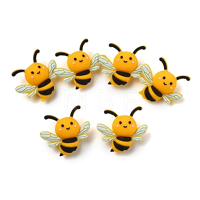 6Pcs Silicone Focal Beads SIL-YW0002-13-1