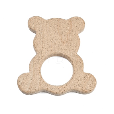 Natural Beech Wooden Baby Teething Toys WOOD-U003-14-1