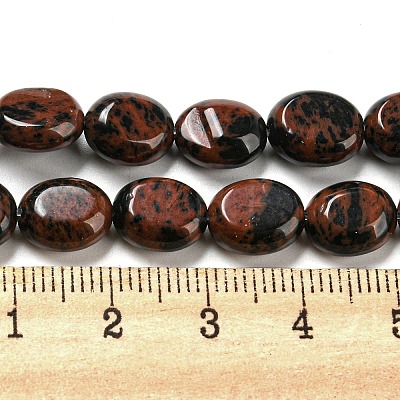 Natural Mahogany Obsidian Beads Strands G-M420-D01-01-1