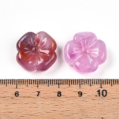 Transparent Acrylic Beads X-TACR-T028-40D-1