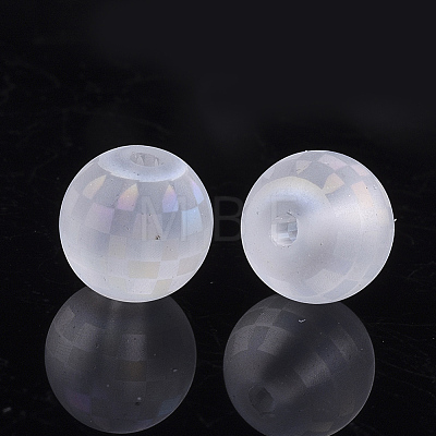 Electroplate Glass Beads X-EGLA-S178-04I-1