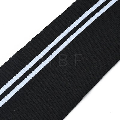 95% Cotton & 5% Elastic Fiber Ribbing Fabric for Cuffs FIND-WH0032-60A-1