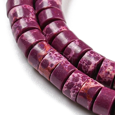 Synthetic Imperial Jasper Dyed Beads Strands G-D077-D01-02N-1