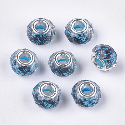 Resin European Beads RPDL-S013-12B-1