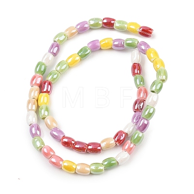 Handmade Porcelain Beads Strands PORC-B008-01A-1