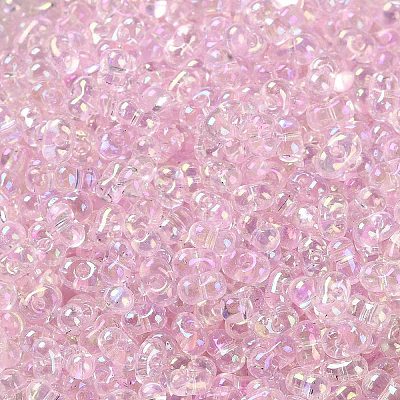 AB Color Plated Glass Seed Beads SEED-L011-06B-04-1