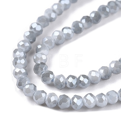 Electroplate Glass Beads Strands EGLA-T021-03E-1