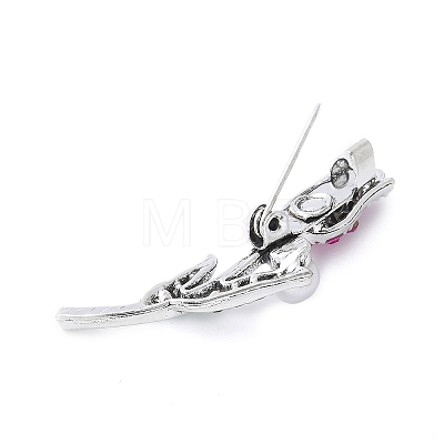 Alloy Rhinestone Brooches JEWB-H028-03AS-04-1