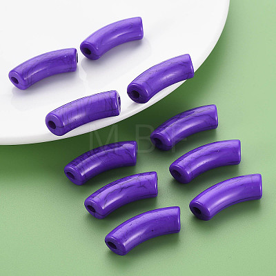 Opaque Crackle Acrylic Beads LS-MACR-S372-001N-004-1