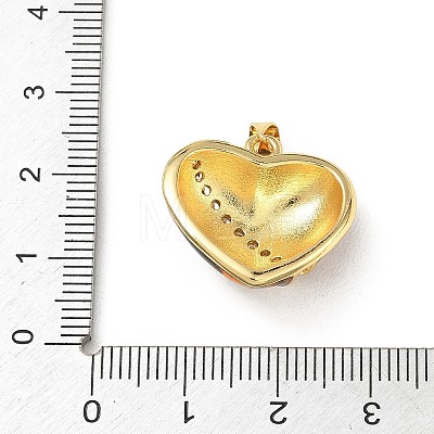 Brass Micro Pave Clear Cubic Zirconia Pendants KK-A303-17D-G-1