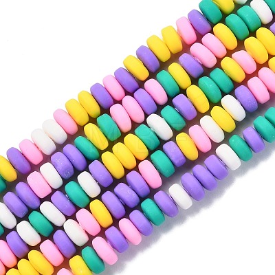 Handmade Polymer Clay Beads Strands CLAY-N008-008L-1